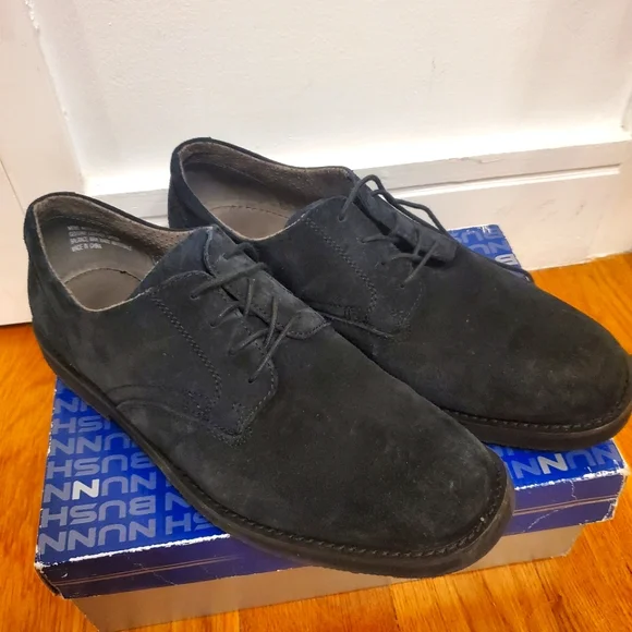 Nunn Bush | Shoes | Suede Black Shoes Dressy Size 1 M | Poshmark display picture 3